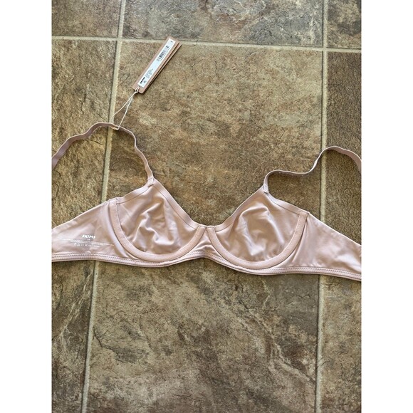 Skims Fits Everybody Unlined Demi Bra Mica Size 32B - Picture 6 of 7